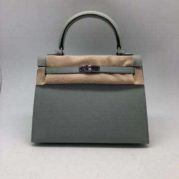 Сумка женская Hermes Kelly 25 cm,Epsom Color Bleu Glacier Hermes LUX-37273