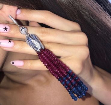 Серьги  LUX-37350