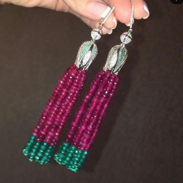 Серьги  LUX-37348