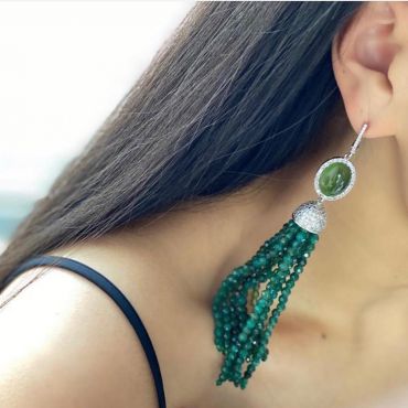 Серьги  LUX-37347