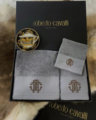 Комплект из 3-х полотенец Roberto Cavalli LUX-37684