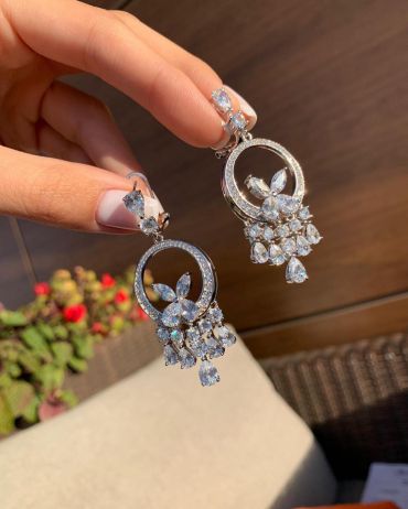 Серьги  LUX-38340