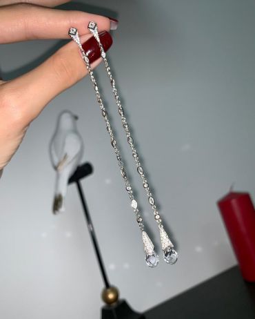 Серьги  LUX-38341