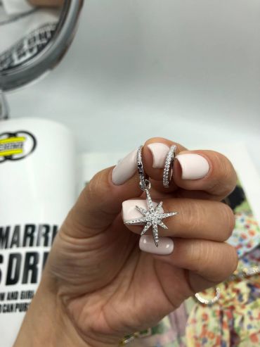 Серьги  LUX-49236