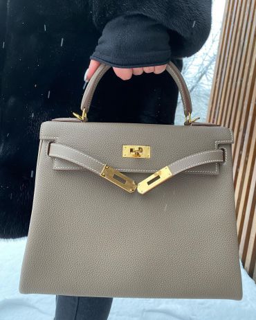  Сумка женская Kelly 28, GHW, Togo Hermes LUX-40534