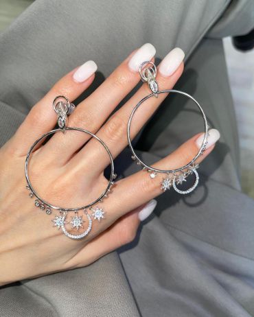 Серьги  LUX-41858