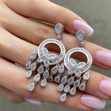 Серьги  LUX-41996