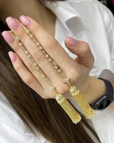 Серьги  LUX-42379