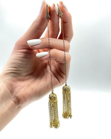 Серьги  LUX-42745