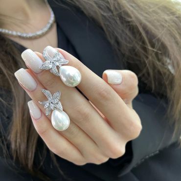 Серьги  LUX-43385