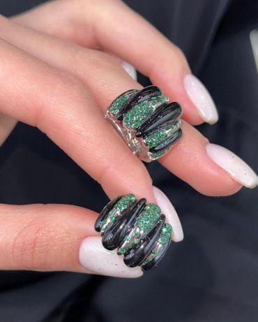 Серьги  LUX-43380