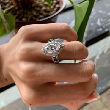 Кольцо  LUX-43629