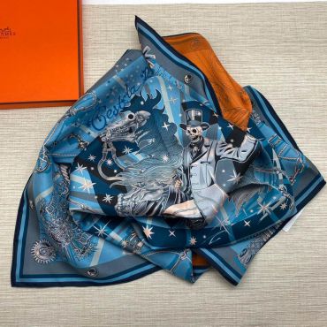 Платок двусторонний Hermes LUX-45377