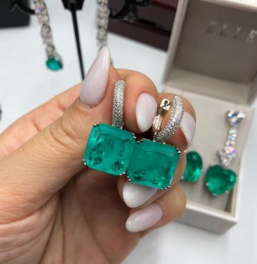 Серьги  LUX-45795