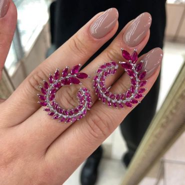 Серьги  LUX-45806