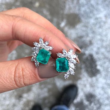 Серьги  LUX-46020