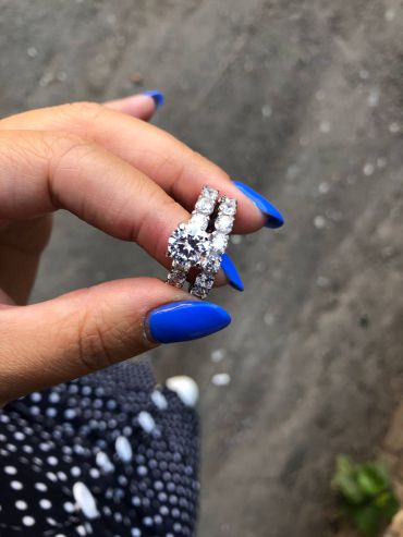 Кольцо-дуэт  LUX-53468