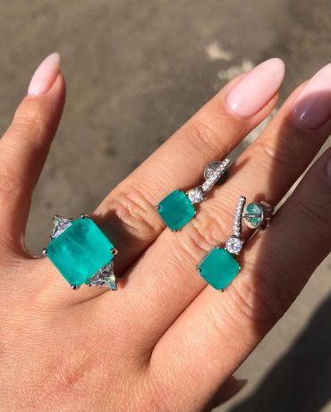 Серьги  LUX-47830