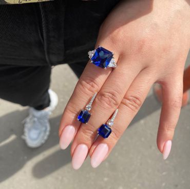 Серьги  LUX-47804