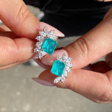 Серьги  LUX-47810