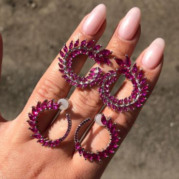 Серьги  LUX-47831