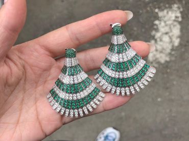 Серьги  LUX-47980