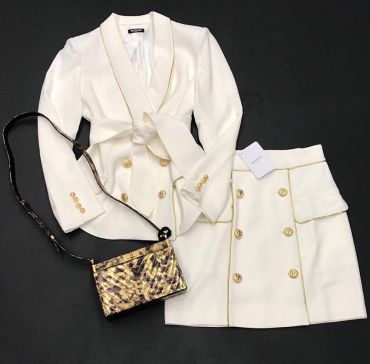 Костюм женский юбочный Balmain LUX-12304