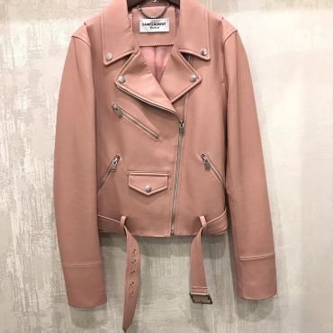 Куртка женская кожаная Yves Saint Laurent LUX-19425