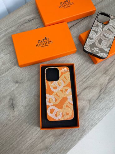 Чехол на iPhone 13 pro Hermes LUX-65838