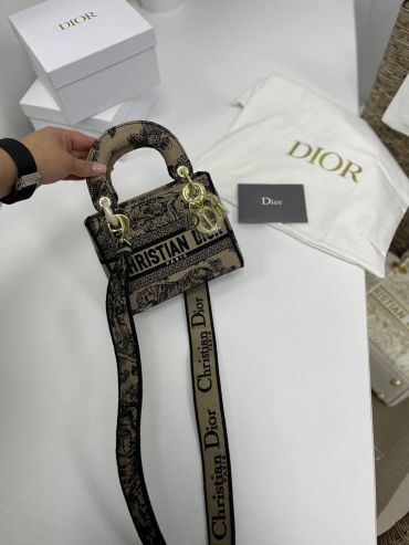  Сумка женская Lady D-Lite 17 см  Christian Dior LUX-81108