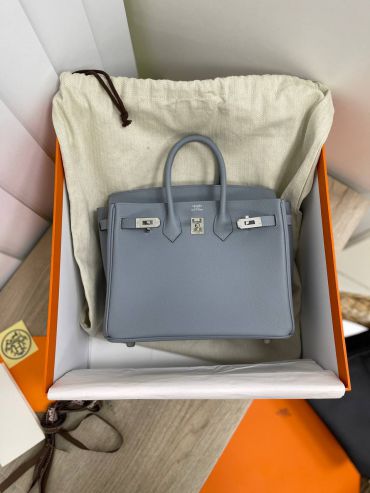 Сумка женская  Birkin, 25 cm, PHW Hermes LUX-84461