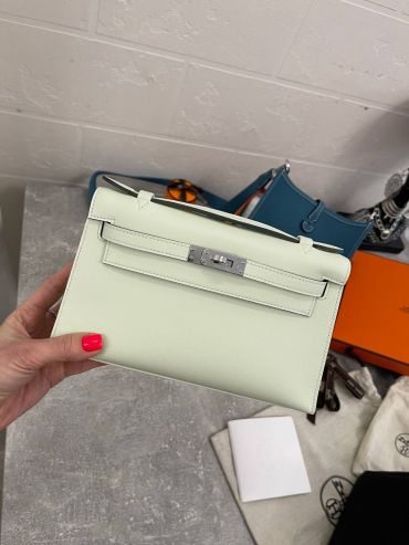  Сумка женская Kelly Pochette Hermes LUX-102857