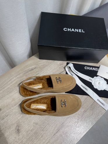 Меховые мюли Chanel LUX-122687