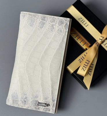 Купюрник из натуральной кожи крокодила Zilli LUX-124721