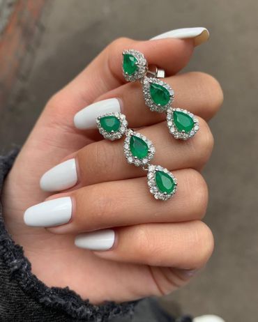 Серьги  LUX-21862