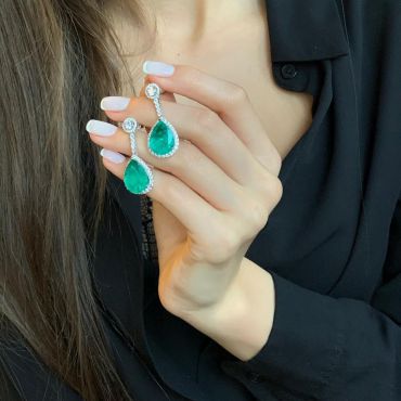 Серьги  LUX-21301