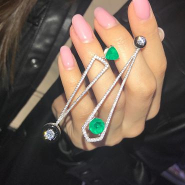 Серьги  LUX-20206