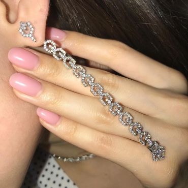 Серьги  LUX-14416