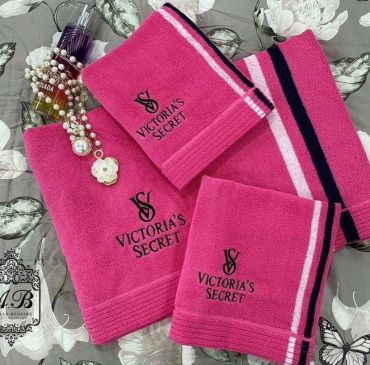 Комплект из трёх полотенец   LUX-60687