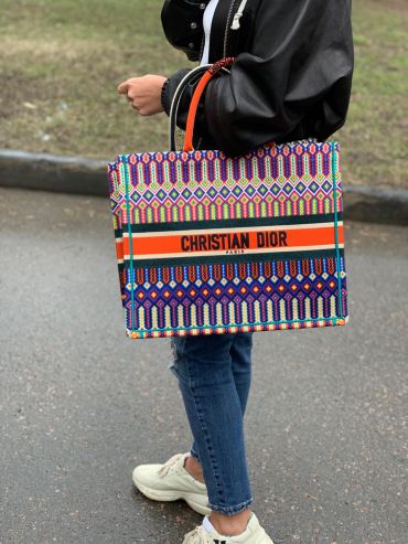 Сумка женская Book Tote Toile de Jouy Christian Dior LUX-11924