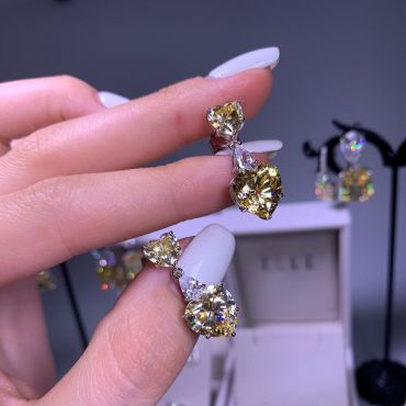 Серьги  LUX-15372