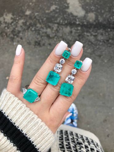 Серьги  LUX-49883