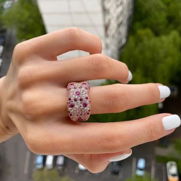  Кольцо  LUX-30806