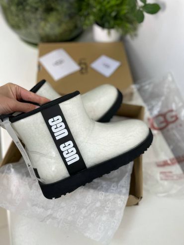 Ugg Classic Clear Mini White Black Ugg Australia LUX-57856