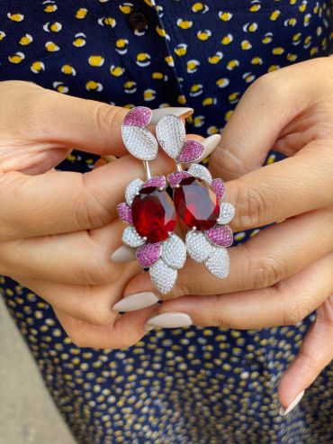 Серьги  LUX-52414