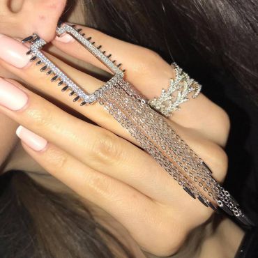  Серьги  LUX-8203