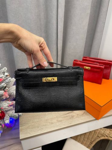 Сумка женская Pochette,  Lezard Natura Hermes LUX-113635