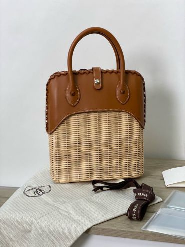  Bolide Picnic Bag Osier Hermes LUX-52760