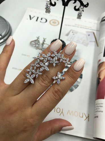 Серьги  LUX-49499