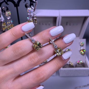 Серьги  LUX-15370